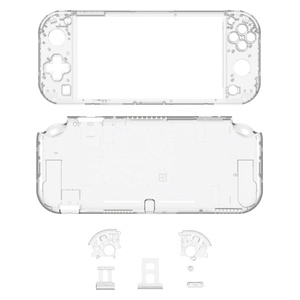 Carcasa Completa <span class=keywords><strong>Transparente</strong></span> con Acabado Brillante UV de EXtremeRate para <span class=keywords><strong>Nintendo</strong></span> <span class=keywords><strong>Switch</strong></span> Lite, <span class=keywords><strong>Funda</strong></span> Protectora <span class=keywords><strong>Transparente</strong></span> - Product Image 2