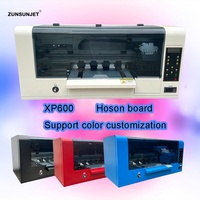 Impresora Automática de Transferencia Directa a Película para Camisetas, Impresora Textil Pequeña A3 30cm A3+ 33cm, Impresora de Inyección de Tinta DTF Dual XP600 para Camisetas