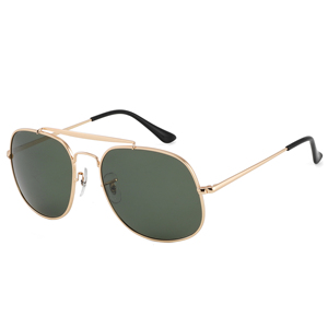 Gafas de Sol de Piloto Unisex, Montura Rectangular Completa, Protección UV400, Uso en Exteriores, Estilo Adulto - Product Image 5
