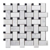 Classique blanc calacatta hexagone mosaïque forme blanc marbre mosaïque nouveau design pour salle de bain cuisine dosseret mosaïque