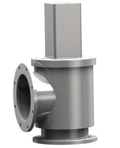 Bellows <b>Seal</b> Flapper Valve DN50 50mm Stainless Steel Series High Vacuum Pneumatic Baffle Valve - Product Image 2