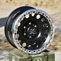 Jantes forgées sur mesure XINGTU Beadlock fabriquées sur commande pour Land Rover Defender 5x120 Land Cruiser 5x150 CyberTruck 6x139.7