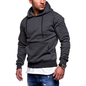 Holesale-Sudadera con capucha de manga larga para hombre, suéter deportivo de algodón grueso con logo personalizado, ropa deportiva de invierno - Product Image 1