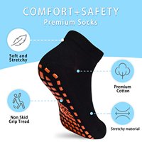 Chaussettes antidérapantes pour trampoline d'intérieur, 6 paires, pour enfants, garçons, filles, adolescents, chaussettes antidérapantes pour château gonflable