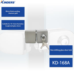 201/304 Stainless Steel <strong>Lock</strong> For <strong>Glass</strong> <strong>Door</strong> <strong>Glass</strong> <strong>Door</strong> <strong>Lock</strong> System 10mm 15mm Public Building - Product Image 2