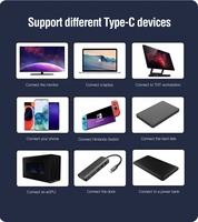 Kabel Data USB4 Fungsi Lengkap Koaksial USB4 Gen3 Tipe C Pengisian Cepat 40Gbps 100W 8K/60Hz