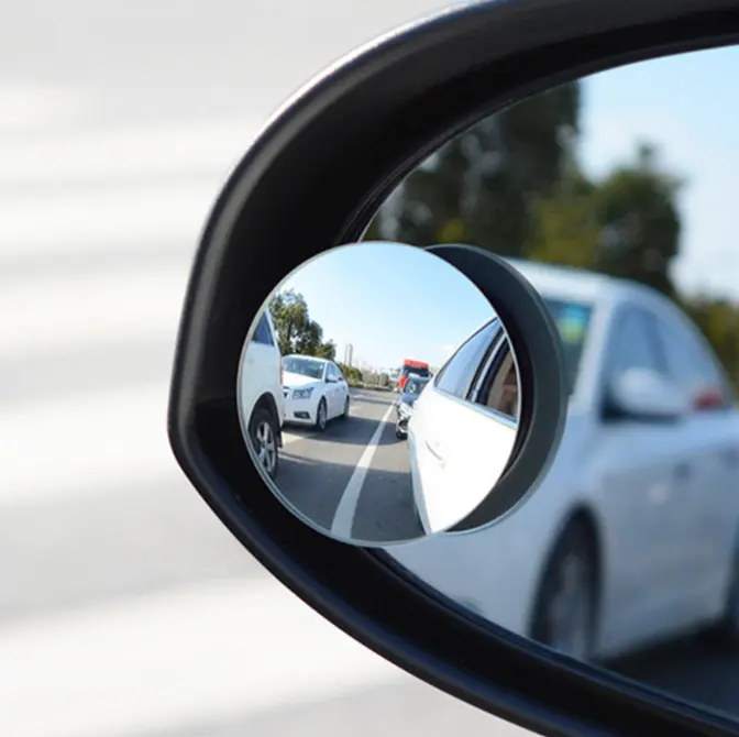 Rearview blind spot mirror small round mirror assist car artifact small reflective mirror