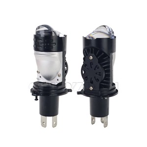 GOODZOOM Mini lente de proyector biled H4 bombilla de faro LED 24 voltios Plug and Play Bi Led proyector de luz faros H4 para coche - Product Image 1