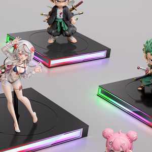 Soporte para figuras Jungle Leopard PC Case FS12 estilo anime con espejo infinito ARGB y ventiladores de doble capa integrados - Product Image 6