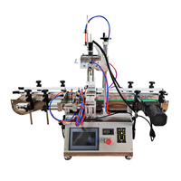 Machine de capsulage automatique électrique de table pour bouteilles en plastique, usage boisson et alimentaire, emballage bois