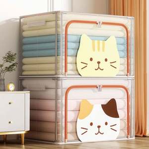 Sacs de rangement transparents pour armoire, organiseur de tiroir à double ouverture - Product Image 4