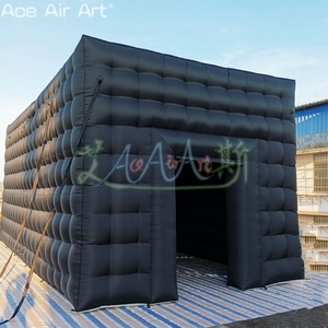 Tente carrée personnalisable 8mL * 4mW * 3.6mH, grande tente de cinéma noire pour expositions commerciales, projections de films - Product Image 4