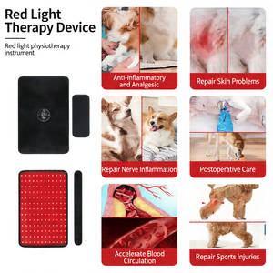 Alat Terapi Cahaya Merah untuk Hewan Peliharaan dengan Logo Kustom, Pemanas Seluruh Tubuh Anjing Kucing 660nm 850nm untuk Meredakan <span class=keywords><strong>Arthritis</strong></span> pada Hewan Peliharaan - Product Image 3