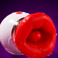 Gelances First Love Lips Rose Vibrateur buccal vibrant à succion 3 vitesses étanche Jouets sexuels pour femmes Jouets pour adultes Stimulateur du point G