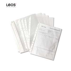 Gia cố 11 lỗ tay áo cho Chất kết dính lưu trữ <span class=keywords><strong>A4</strong></span> Tấm bảo vệ <span class=keywords><strong>PVC</strong></span> tập tin nộp hồ sơ sản phẩm-cho các báo cáo hợp đồng các tài liệu khác - Product Image 6