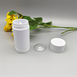 Envase de desodorante vacío de 15g/30g/50g/75g para bálsamo en barra de cosmética negra, tubo de colorete, con llenado inferior y serigrafía - Product Image 5