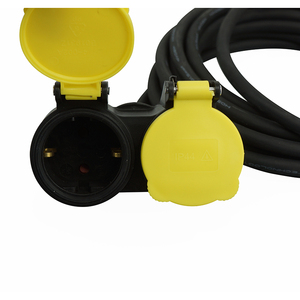 Prise de courant Schuko <span class=keywords><strong>étanche</strong></span> pour chantier de construction, 25 m - Product Image 3