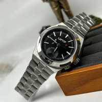 Montre mécanique de luxe pour homme, marque haut de gamme, acier inoxydable de haute qualité, cristal saphir, affichage de la date, aiguilles lumineuses