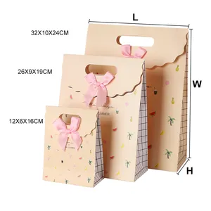 Custom paper bags and box for clothing jewelry packaging paper shopping bags with handle for business