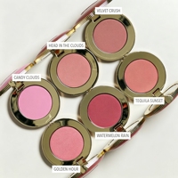 Fard à joues végétalien de haute qualité, sans cruauté, résistant à l'eau, fard à joues et bronzer, palette de fard à joues lisse, fard à joues haute pigmentation