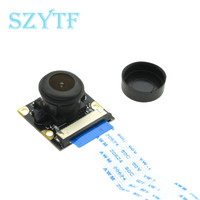 Module de caméra grand Angle Raspberry Pi 5MP avec câble Webcam Fisheye OV5647 160 P 70 95 1080 degrés