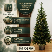 Sapin de Noël Artificiel Premium 150 cm – Gagnant du Test – Pliable pour Intérieur – Comprend un Support en Bois et un Sac de Rangement – Pure Living