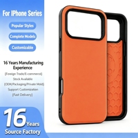 Coque de téléphone renforcée 2-en-1 ultra antichoc pour iPhone 18 Pro, motif nid d'abeille, prise en main durable, accessoires de téléphone portable en gros