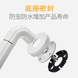 Barres d'appui murales en acier inoxydable antidérapantes, capacité de charge de 300 kg, pour salle de bain, escalier et soutien de sécurité pour personnes âgées - Product Image 4