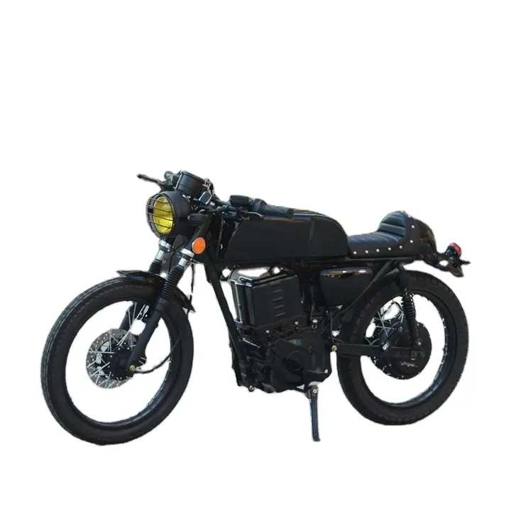 Güçlü klasik yetişkin yarış elektrikli Off Road Retro motosiklet kir bisiklet motosiklet ile 1500w Motor