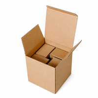 Boîte de présentation en carton ondulé personnalisée pour vente en gros, sans colle, écologique, biodégradable, réutilisable, avec logo OEM/ODM