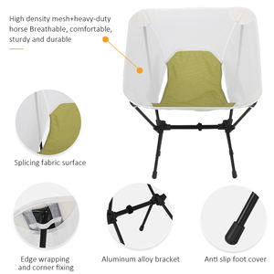 Silla de Camping Ultraligera de Aleación de Aluminio 7075, Precio de Fábrica, Silla Luna para Excursionismo y Playa - Product Image 5