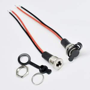 IP68 Номинальная водонепроницаемая панель крепление DC разъем питания переборка Кабельная сборка для разъемов DC розетка для DC разъемы - Product Image 3