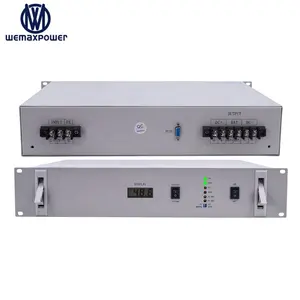 High Efficiency 19 inch 2U Rack Mount Power Converters 220Vdc to 48vdc 10A DC DC Converter