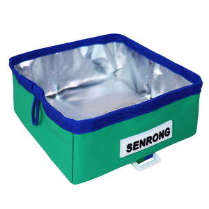 Tazón de Agua Portátil para Perros, Plegable, Impermeable, Diseño para Exteriores, Acolchado, Personalizable al por Mayor, de Poliéster y Nailon - Product Image 3