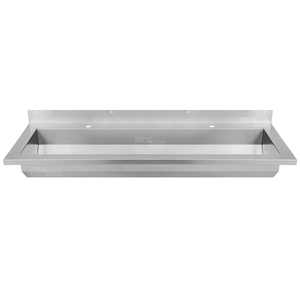Évier mural industriel moderne en acier inoxydable 304 pour <span class=keywords><strong>cuisine</strong></span> et salle de bain, lavabo à <span class=keywords><strong>main</strong></span> poli pour écoles et commerces - Product Image 1