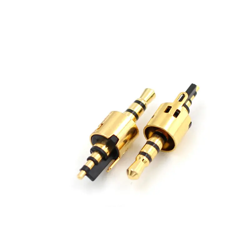 Hot sell 2.5mm 5poles audio plug gold plated  professional audio video