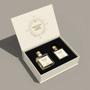 Customized Luxury Drawer Rigid Sliding Perfume <b>Box</b> Recycled Materials Biodegradable Magnetic Reusable Bottle Aseptic Spot UV - Product Image 5