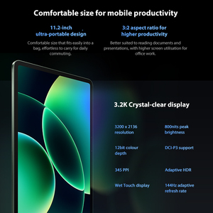 <span class=keywords><strong>Xiaomi</strong></span> <span class=keywords><strong>Pad</strong></span> 8 <span class=keywords><strong>Pro</strong></span> version globale, écran cristallin de 11,2 pouces, Snapdragon ®   Plateforme mobile 8 Elite <span class=keywords><strong>Xiaomi</strong></span> HyperOS 3 - Product Image 4