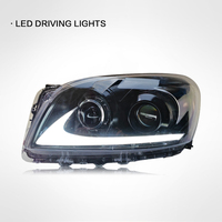 Phare de voiture pour Toyota Rav4, ensemble avec lentille LED modifiée, feux de jour rouges et clignotants séquentiels 2009-2012