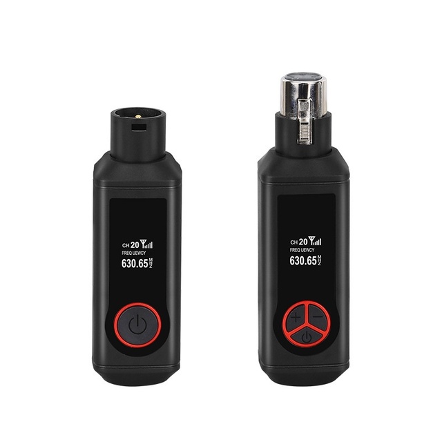 Wireless Microphone Grenade System Condenser Microphone Transmitter Receiver Professional Instrument Handheld U-Band 2.4G