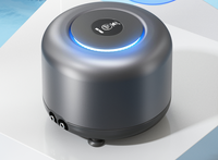 Pompe submersible de luxe à double chambre d'air, ultra silencieuse, à économie d'énergie, avec éclairage LED à changement de couleur, pour usage extérieur, emballage en boîte