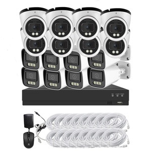 16-канальный купольный комплект видеонаблюдения, ночное видение, двустороннее аудио, облачное хранение данных, для внутреннего использования на открытом воздухе - Product Image 1