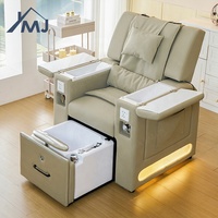 Mobilier de salon de manucure, fauteuil de pédicure avec spa pour les pieds et massage, chaises de manucure
