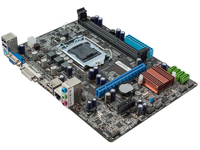 Placa base H61 1155 para core 2/3th generation i3/5/7 4 * SATA 3 Gb/s puertos 10 * USB 2,0 puertos (6 en panel trasero, negro, 4 en mid-boa
