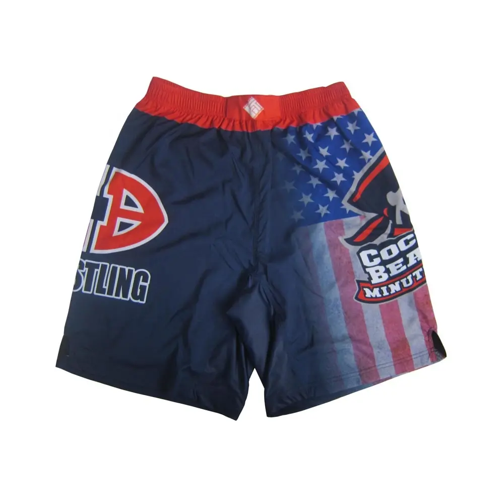 Hoge Kwaliteit Fabriek Oem Sublimatie Snelle Droge Training Muay Thai Worstelen Shorts Boksen Short Mma Short