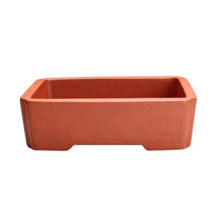 Maceta de Entrenamiento para Plantas, Maceta Artesanal Rectangular de 1 Pieza, Maceta Bonsái China Yixing Zisha con Patas de Nube, Maceta Bonsái de Alta Calidad - Product Image 1