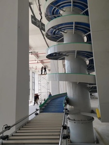 Fabricante de China, almacén de comercio electrónico, elevador Vertical, transportador de cinta de rodillos en espiral por gravedad con máquinas de clasificación - Product Image 2