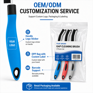 <span class=keywords><strong>Cepillo</strong></span> de Limpieza <span class=keywords><strong>para</strong></span> Grietas con Logotipo Personalizado, <span class=keywords><strong>Cepillo</strong></span> <span class=keywords><strong>para</strong></span> Ranuras Estrechas <span class=keywords><strong>para</strong></span> Ventanas, Juntas de Azulejos, Baño, Cocina, OEM, ODM - Product Image 5