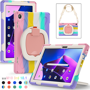 Custodia per Tablet in Silicone per Bambini con Supporto e Porta Penna per <span class=keywords><strong>Lenovo</strong></span> <span class=keywords><strong>M10</strong></span> <span class=keywords><strong>HD</strong></span> 3a Gen 10.1 Pollici 2022 TB-328F - Product Image 4
