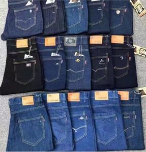 Jerry 2023 marka yeni etiket stok pantolon erkek erkek kot Ultra düşük fiyat stok marka Denim kot sıska düz bacak kot - Product Image 4